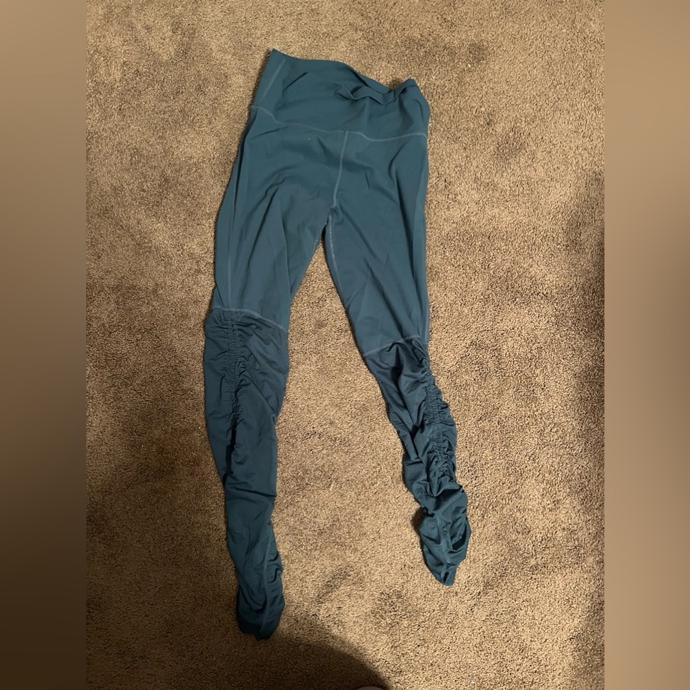 Adjustable green fabletics leggings